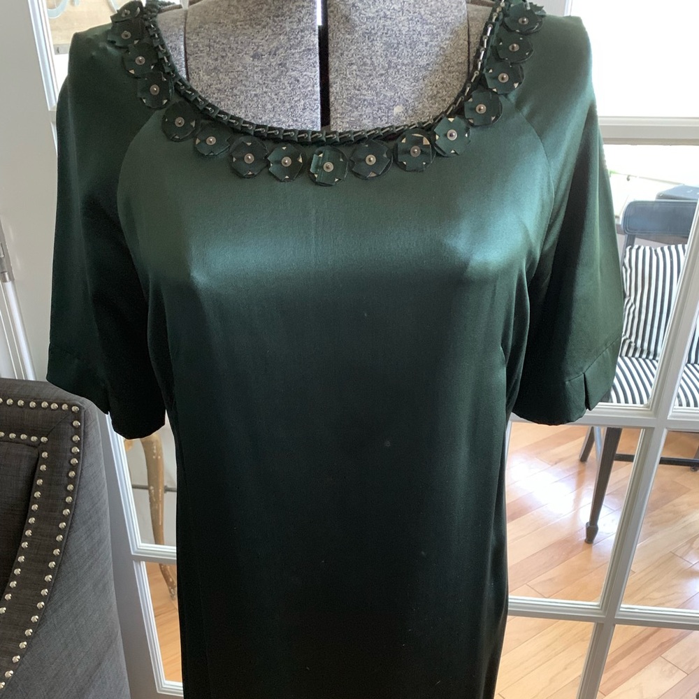 Silk Green TAHARI Dress